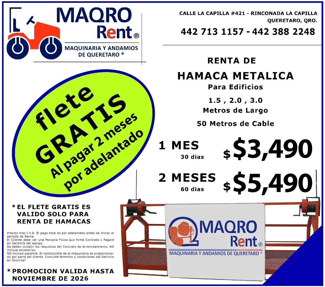 RENTA-DE-HAMACA-METALICA-queretaro 2026